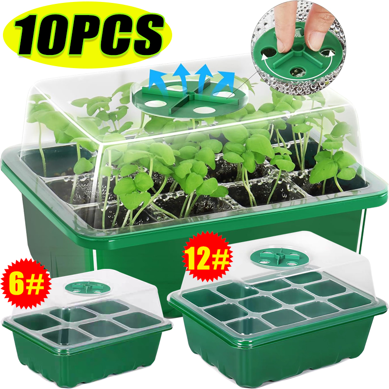 6/12 Grids Growing Starting Nu - đánh giá và giá Dome Propagation Kit