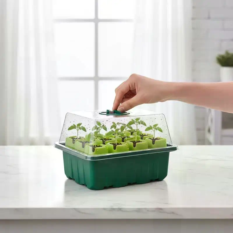 Seed Starter Tray With Humidit - đánh giá và giá Dome Propagation Kit