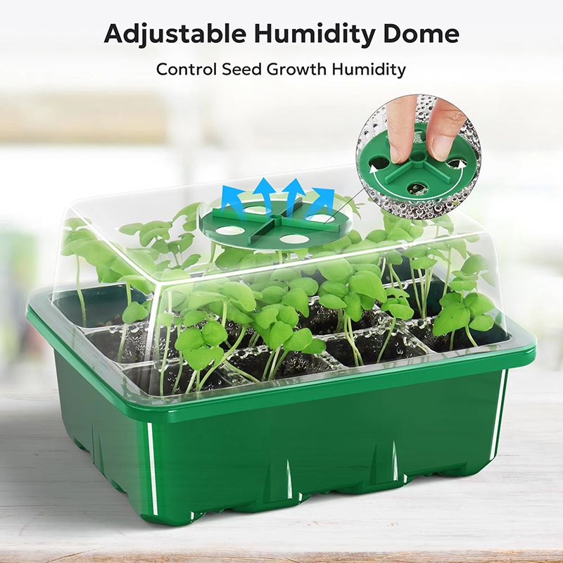 12Grids Seedling Trays Seed St - đánh giá và giá Dome Propagation Kit